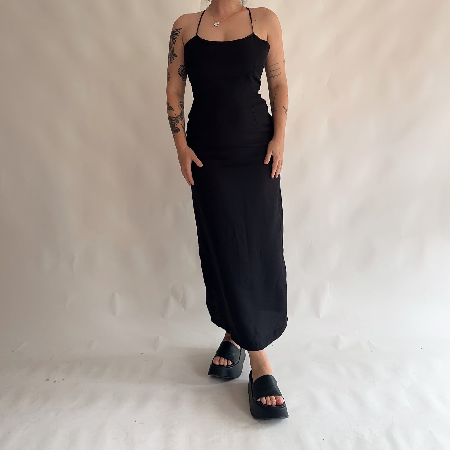 vestido vintage minimal 90s (M-L)