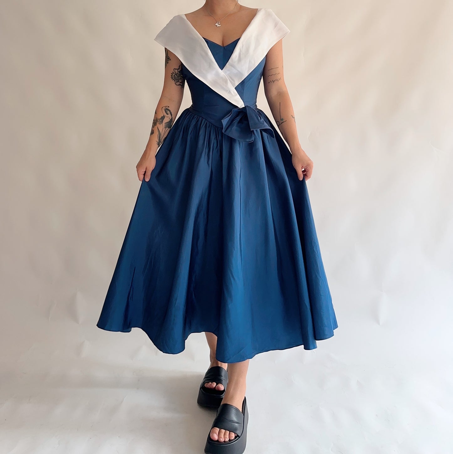 vestido vintage 80s made in USA (S)