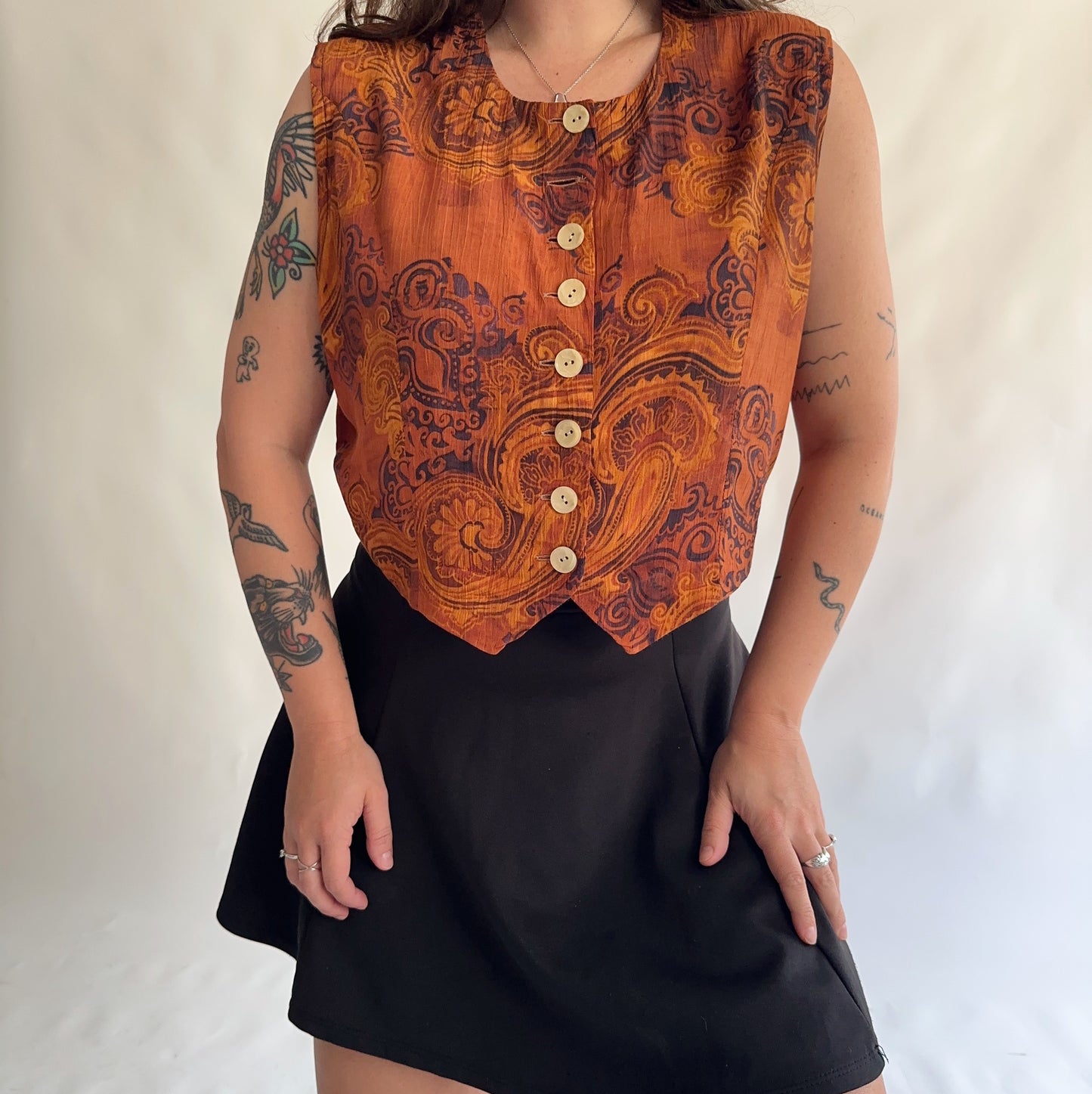 colete/top vintage (L)