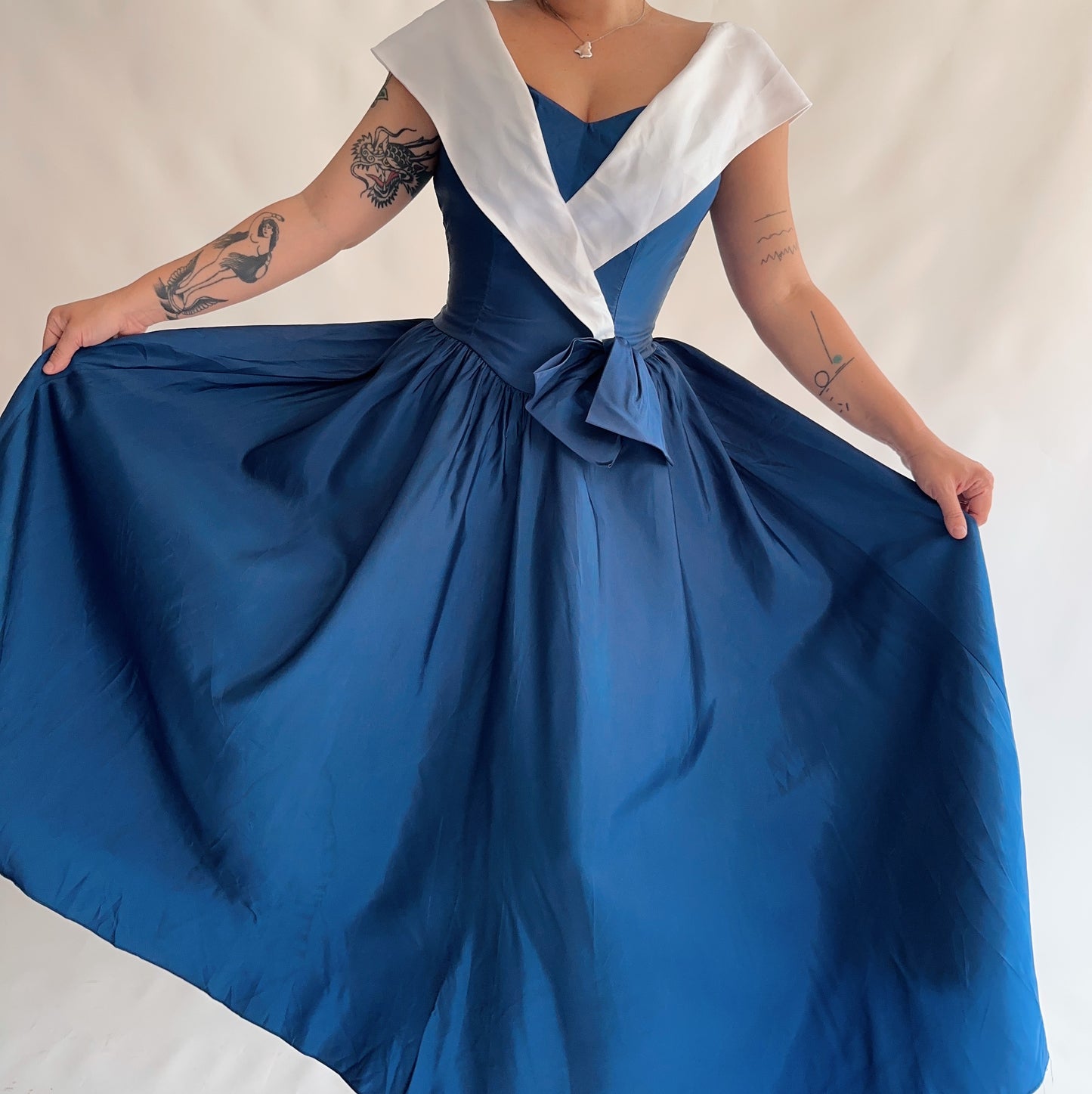 vestido vintage 80s made in USA (S)