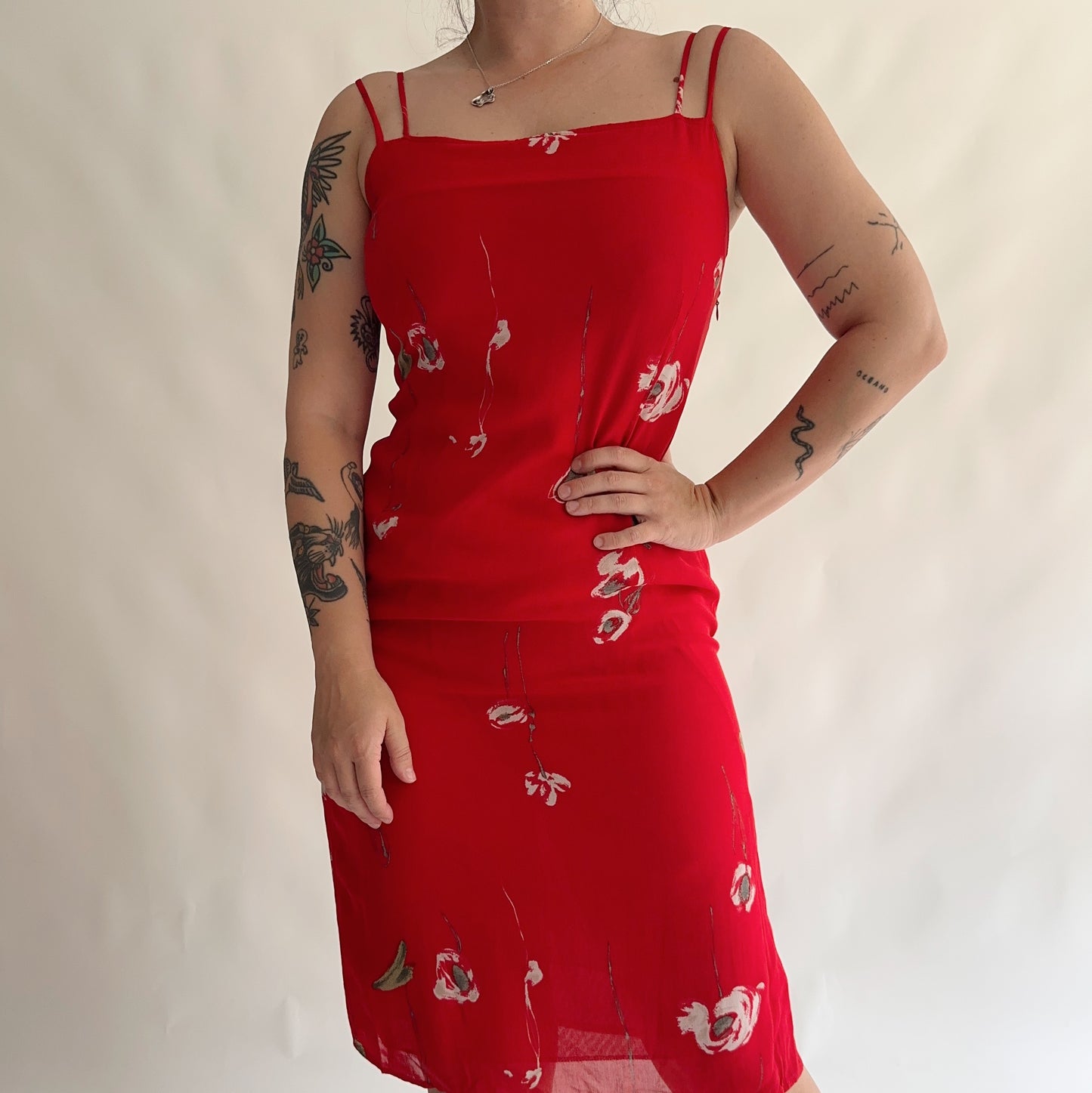 vestido vintage 90s (M-L)