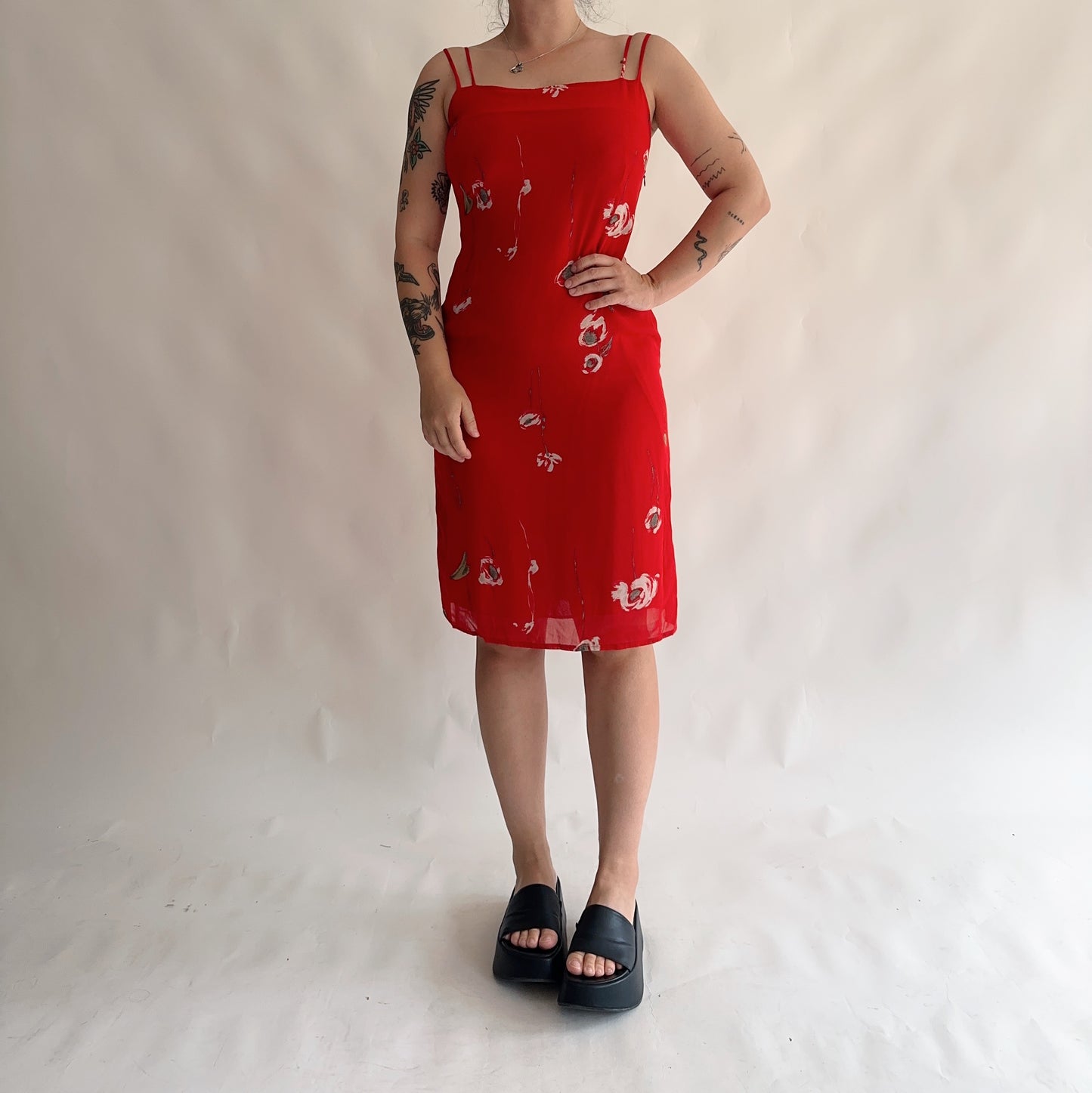vestido vintage 90s (M-L)