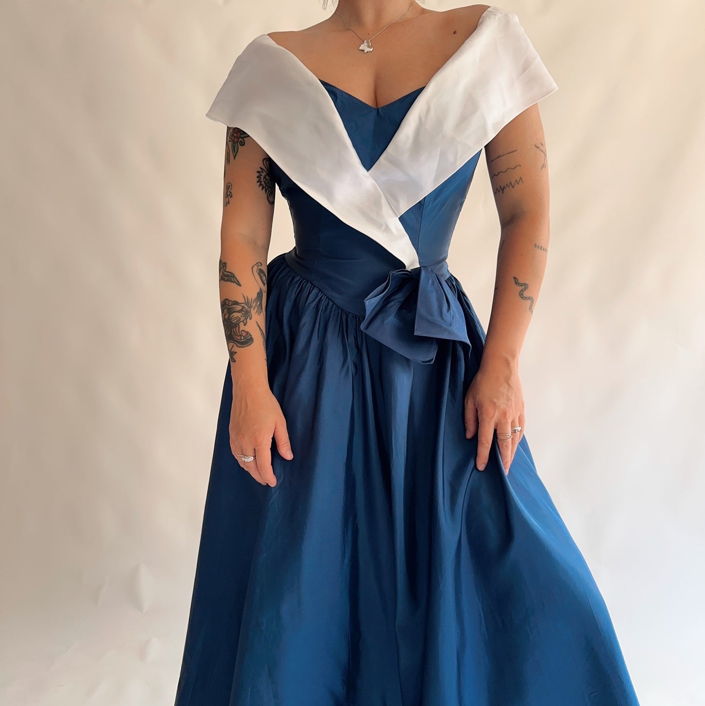 vestido vintage 80s made in USA (S)