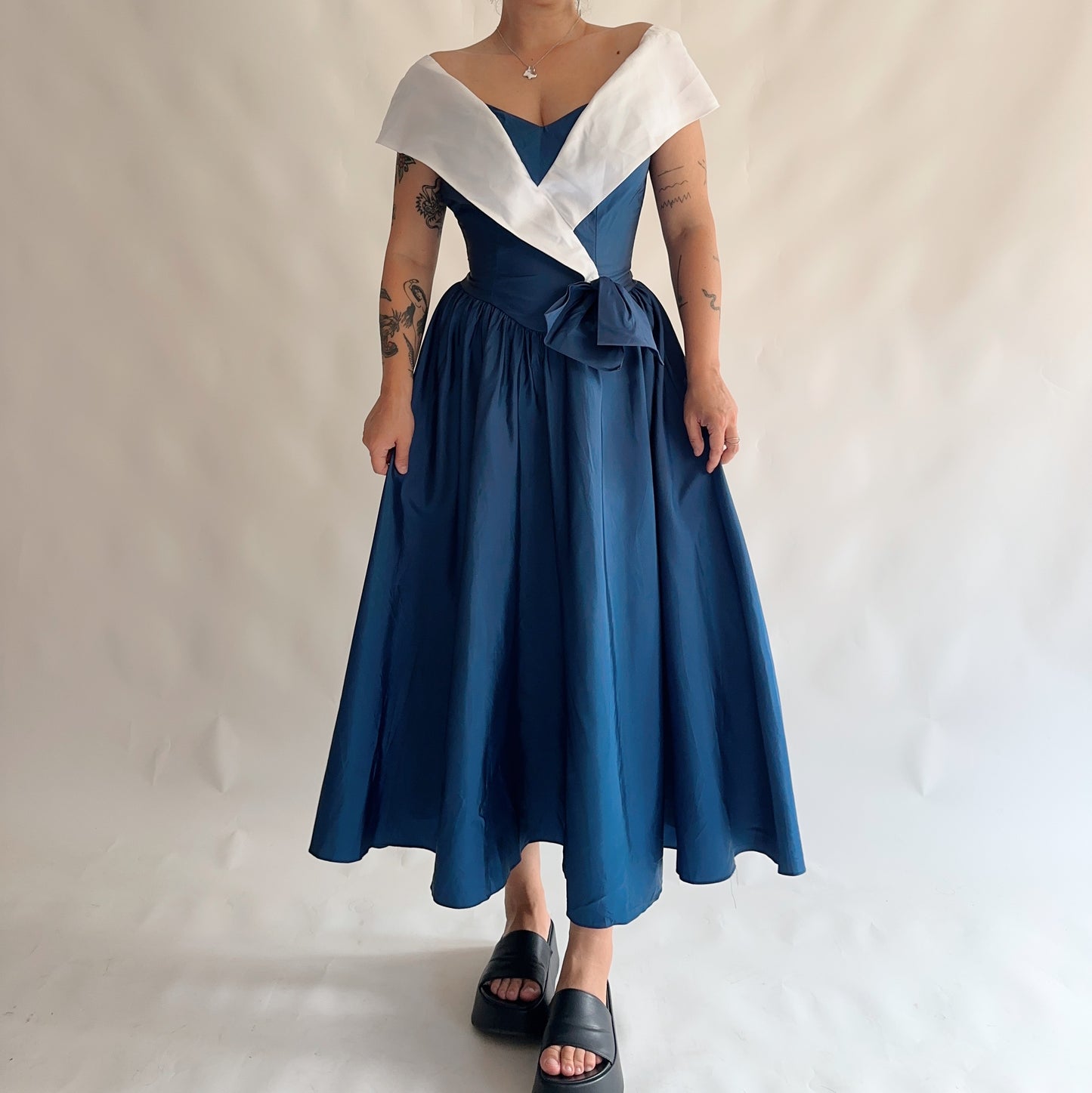 vestido vintage 80s made in USA (S)