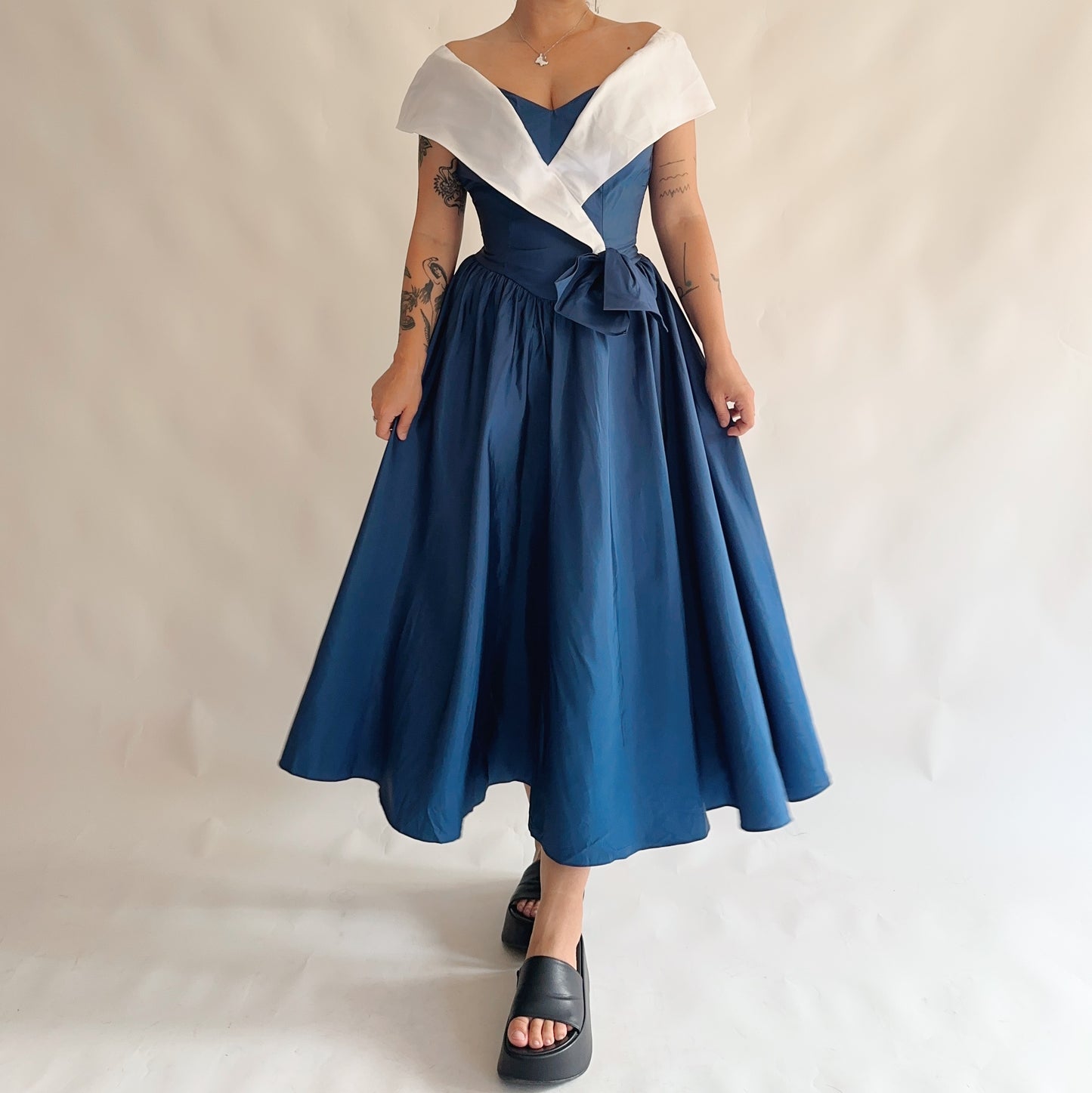 vestido vintage 80s made in USA (S)