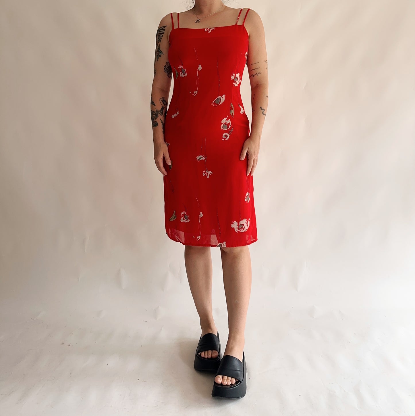 vestido vintage 90s (M-L)
