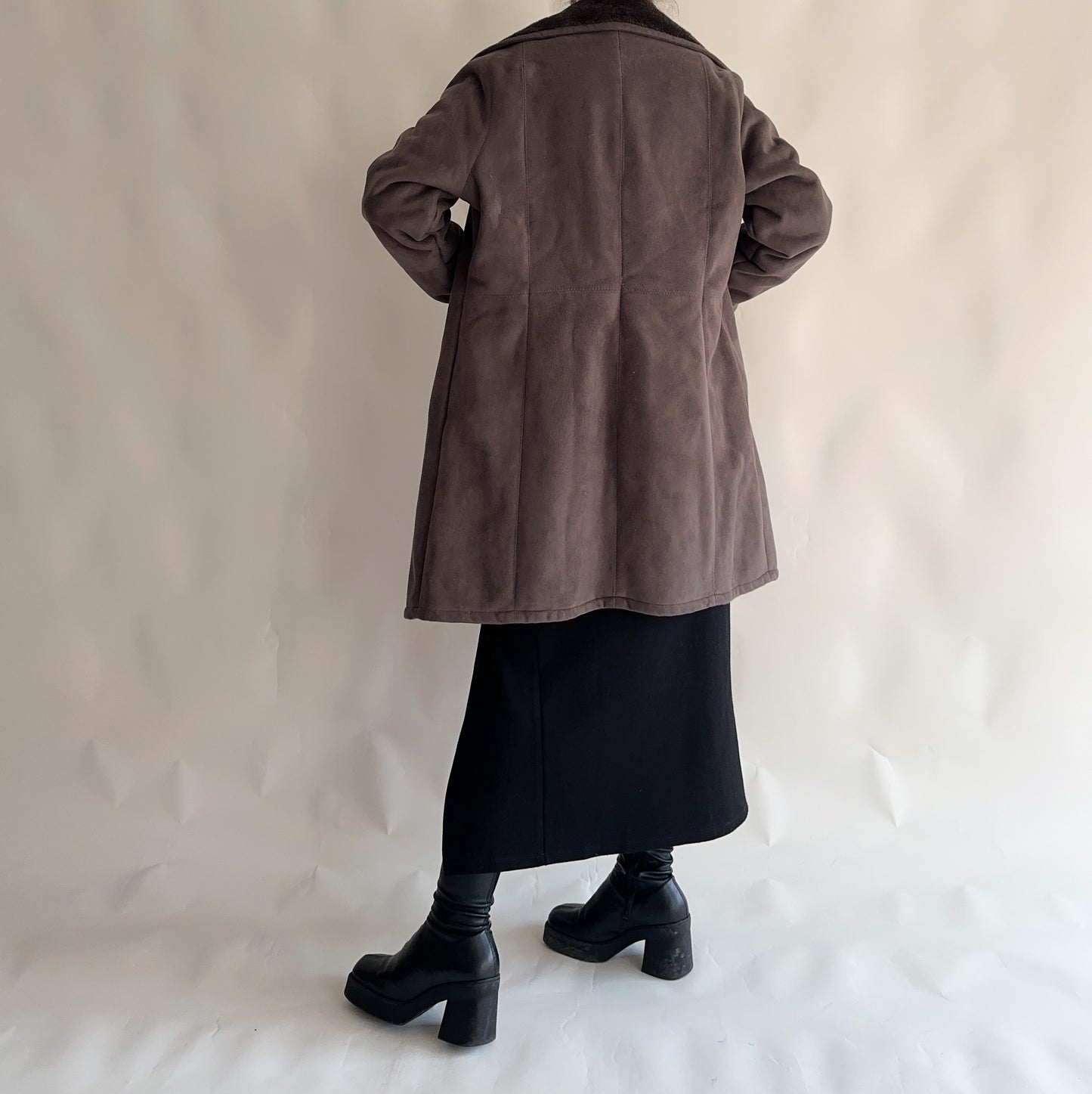 Vintage Winter Coat with Fur (ML)