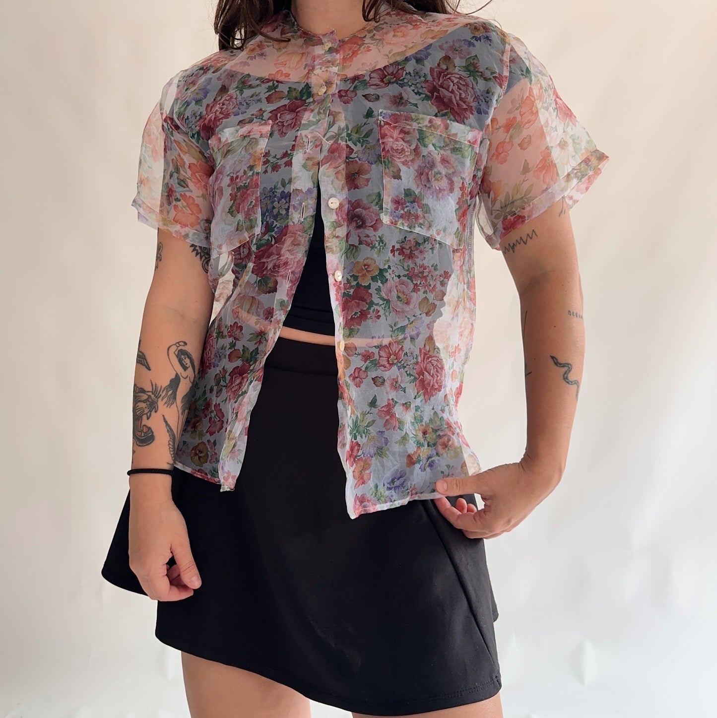 camis vintage transparente (S)