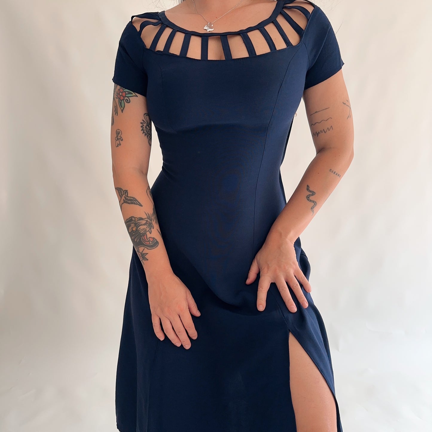 vestido vintage 90s (M)