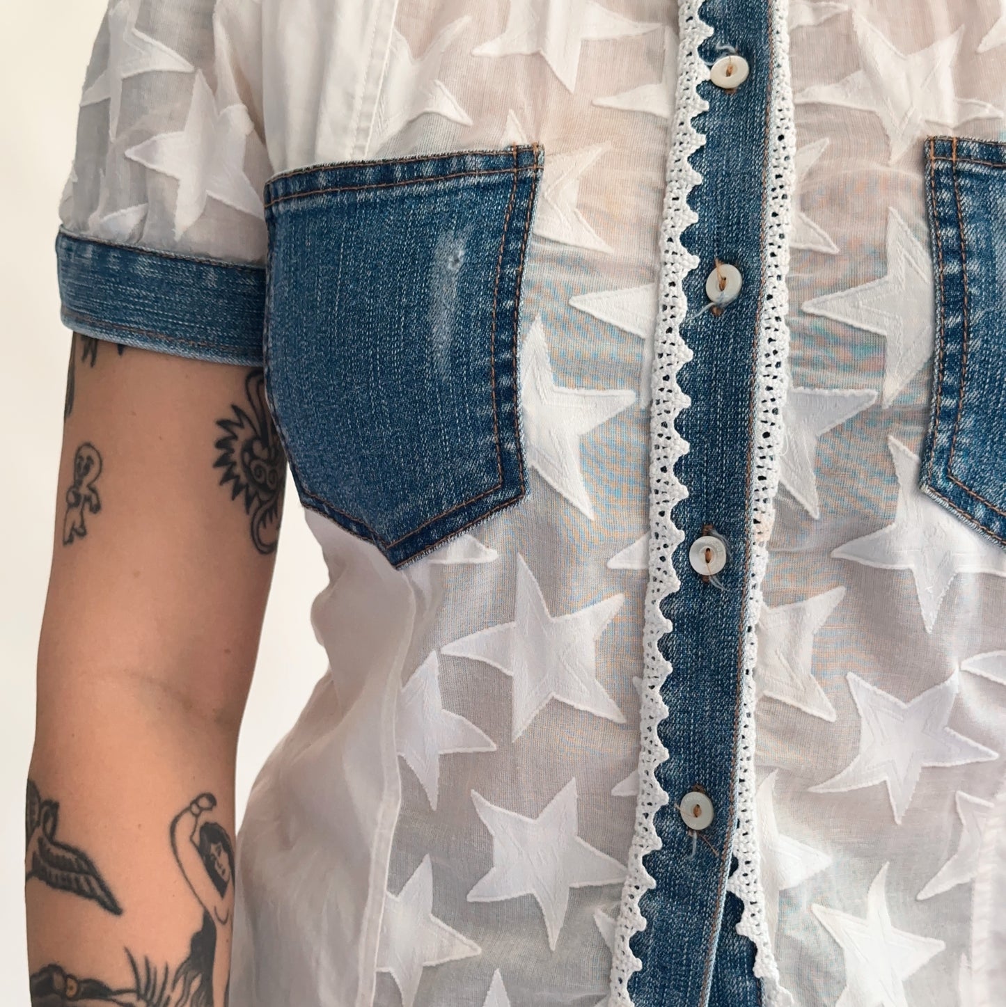 camisa vintage italiana y2k (M)