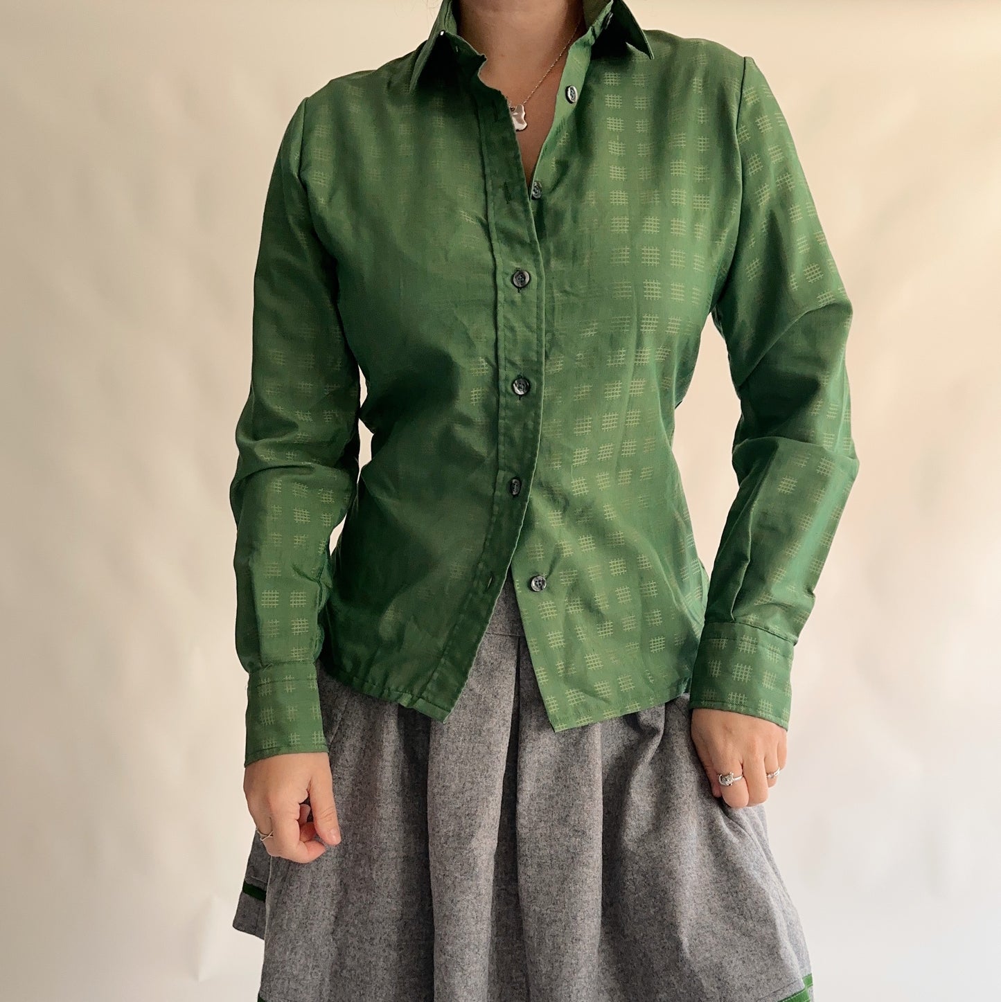 Camisa Vintage Italiana 70s (M)