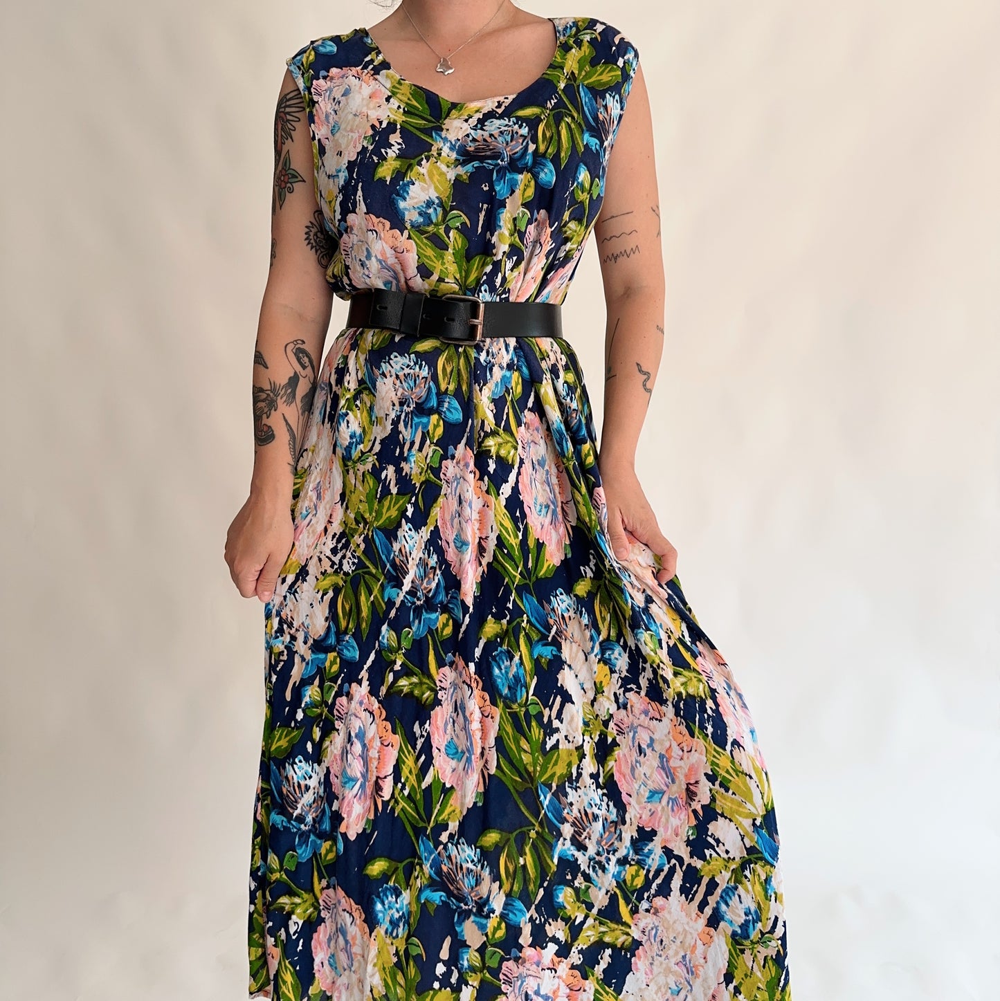 Vestido Vintage Floral (M-L)