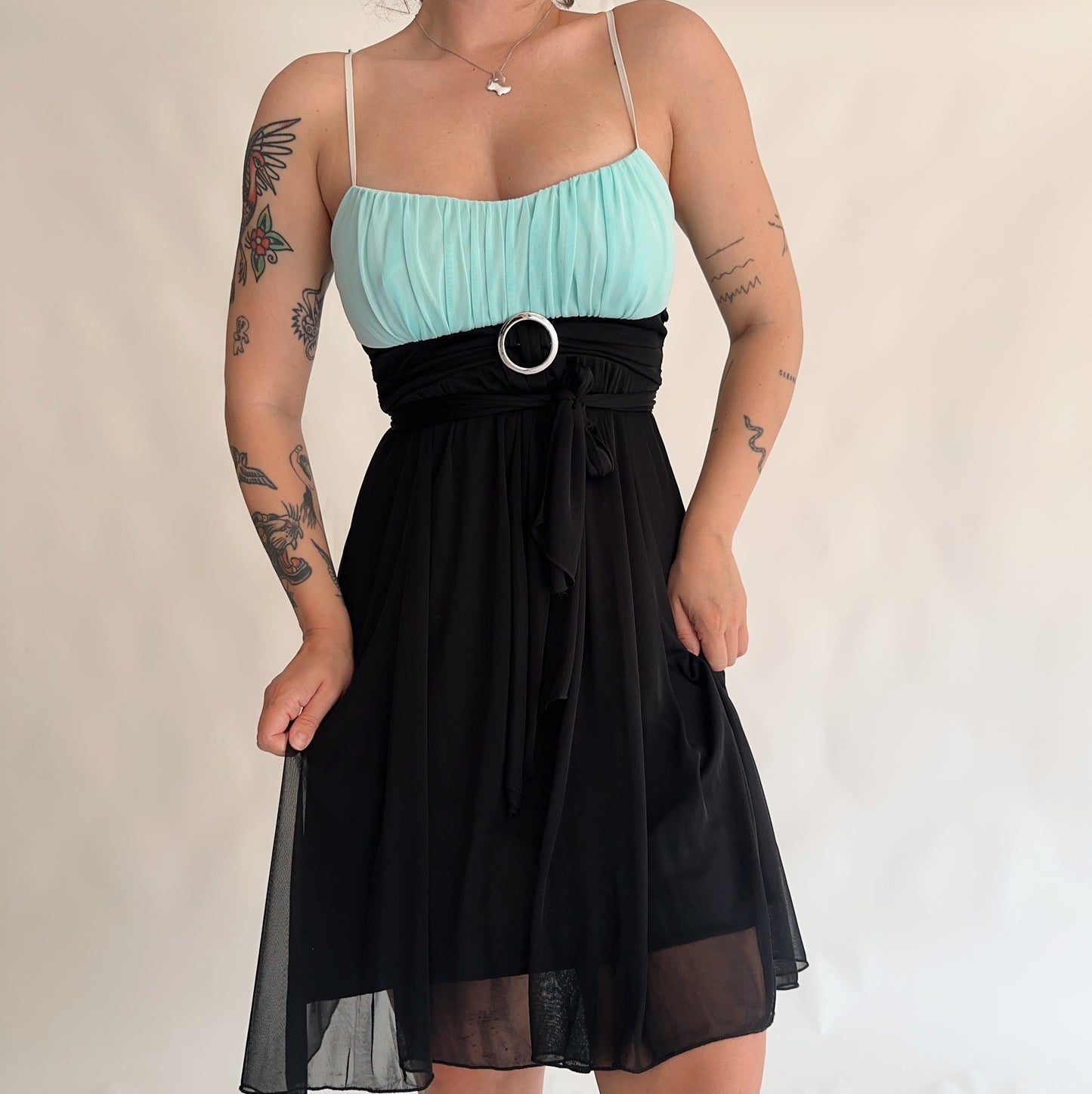 Vestido y2k mesh (S)