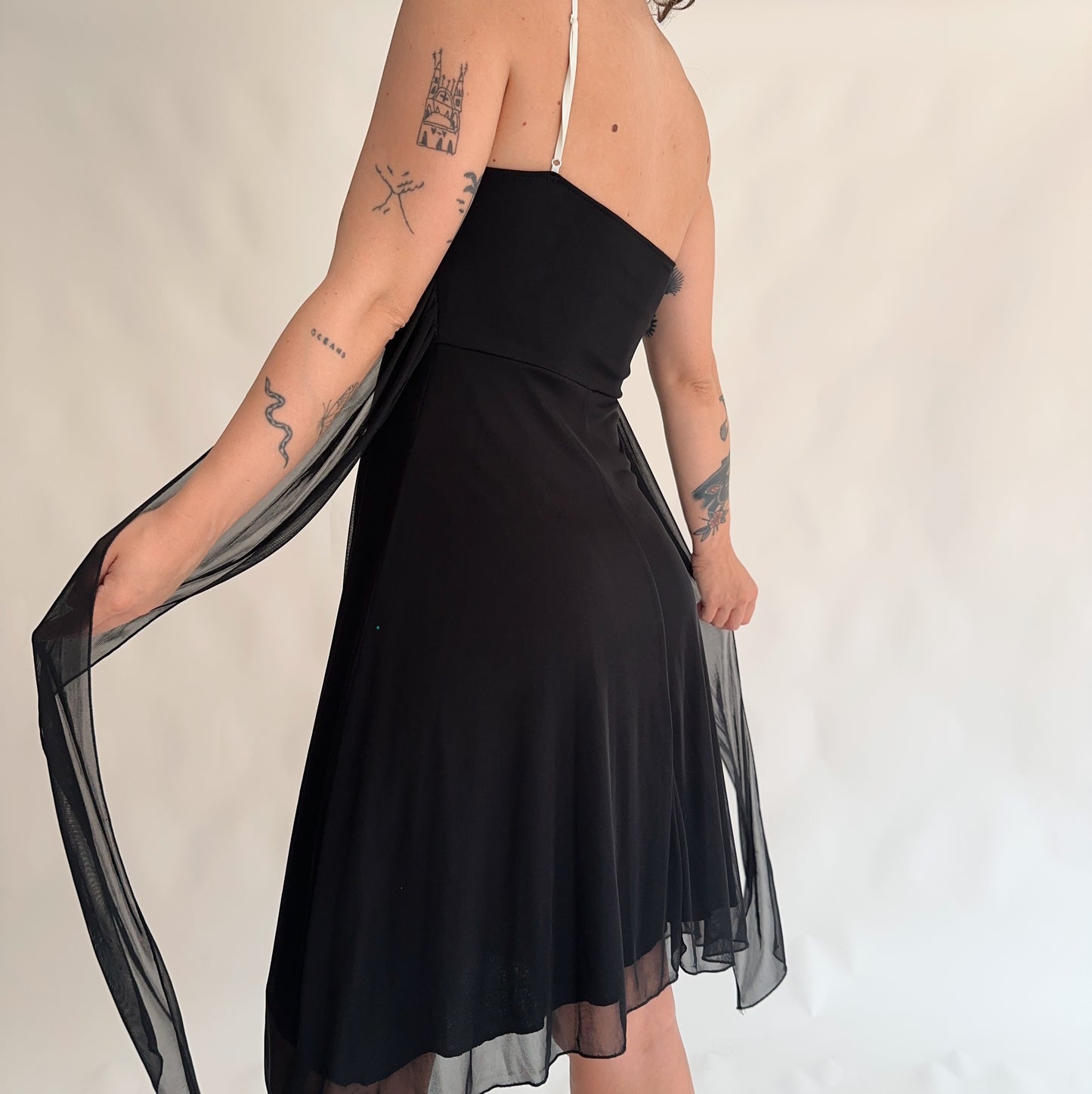 Vestido y2k mesh (S)