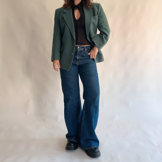 blazer vintage lã (L)