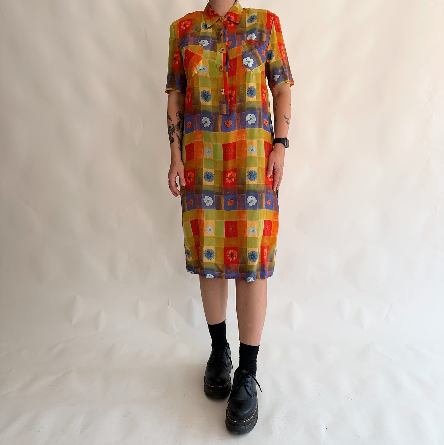 Italian Vintage Dress (M)