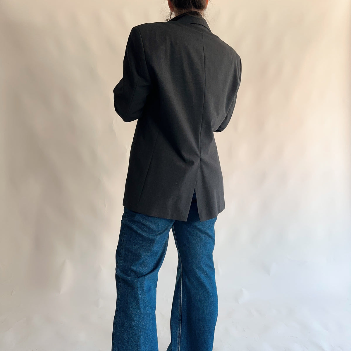 Blazer vintage 60% lã (L)