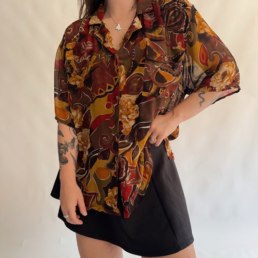 camisa vintage 90s (M-L)