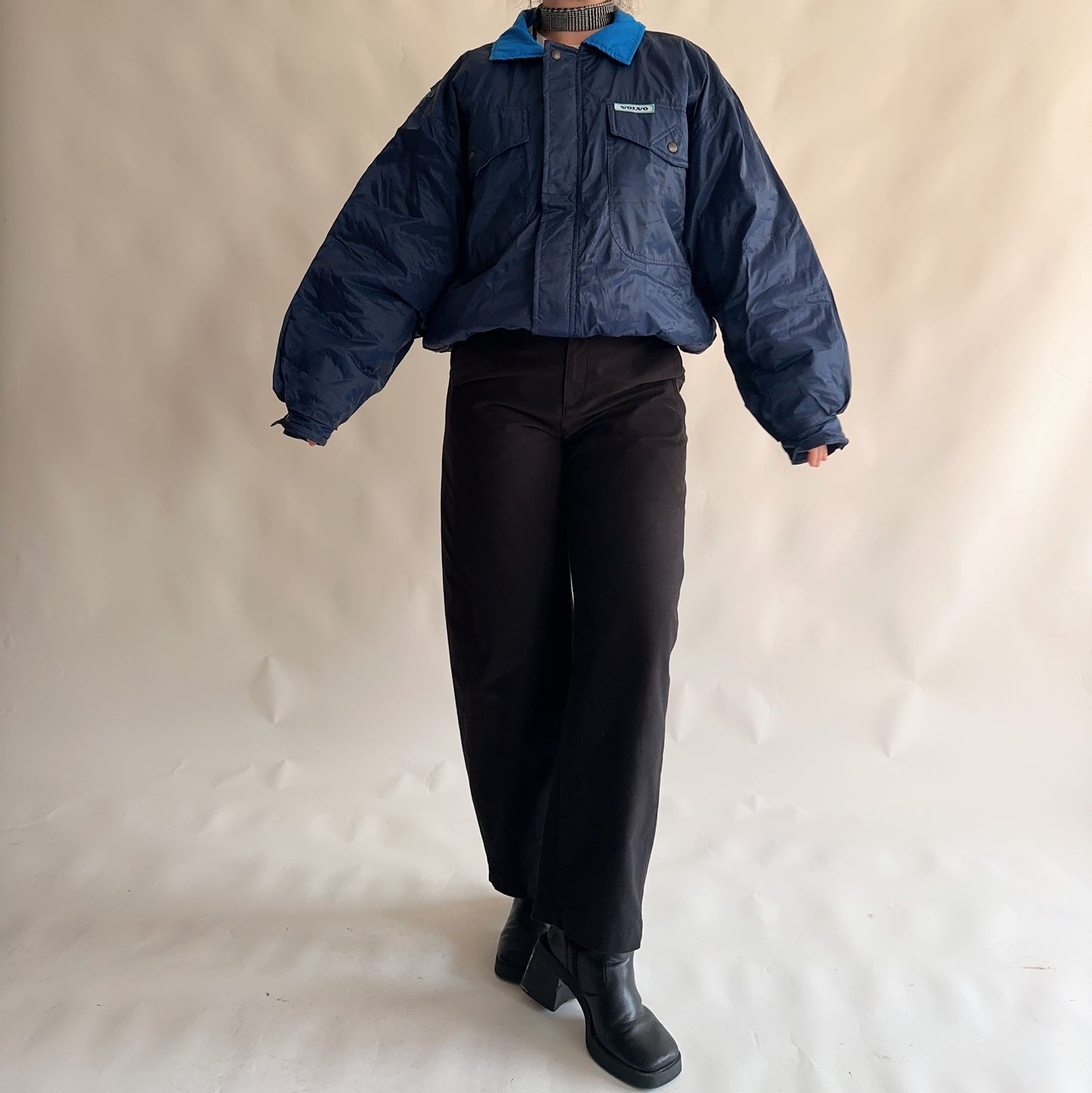 bomber vintage volvo (L-XL)