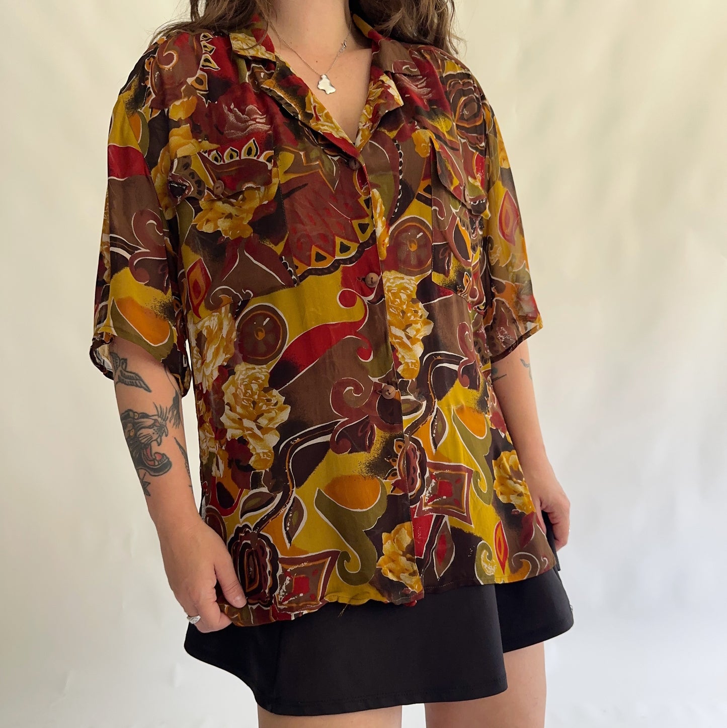 camisa vintage 90s (M-L)