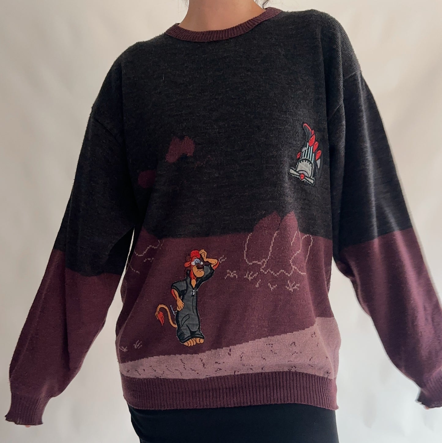 Camisola Vintage com Lã (XL)