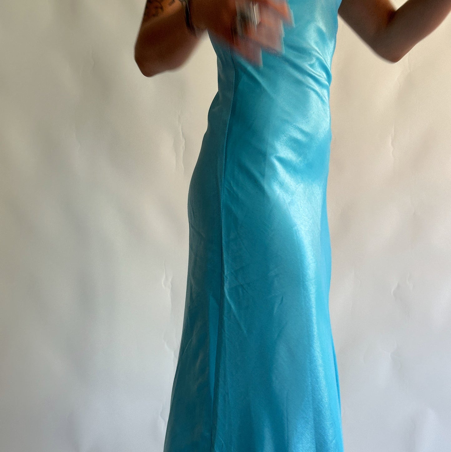 vestido vintage maxi y2k (XS)