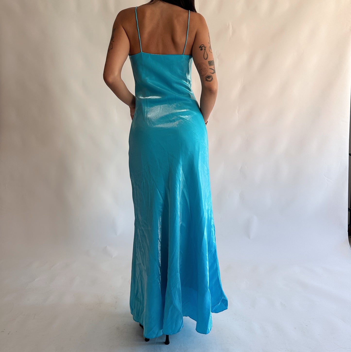 vestido vintage maxi y2k (XS)