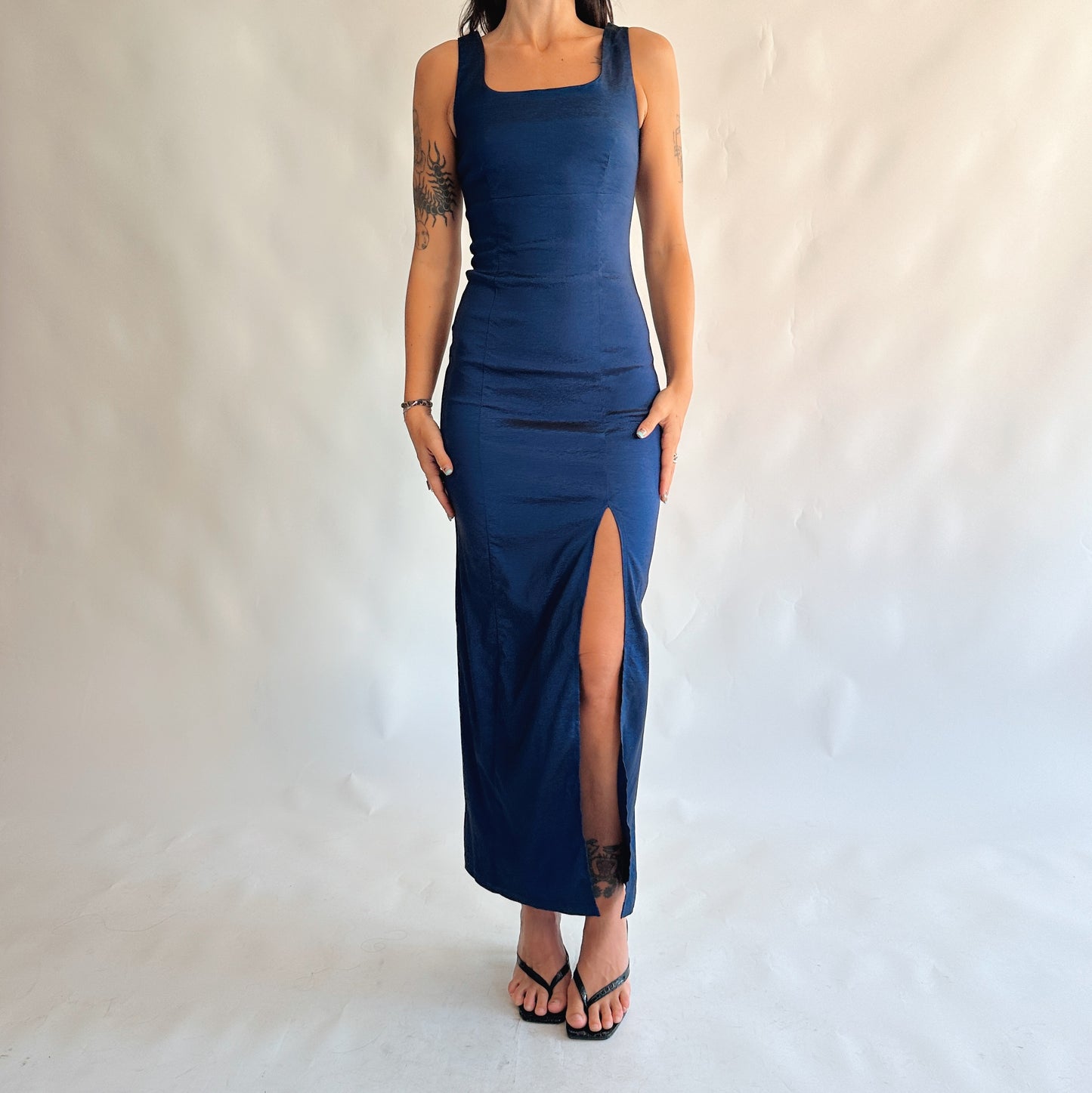 vestido vintage 90s longo (S)