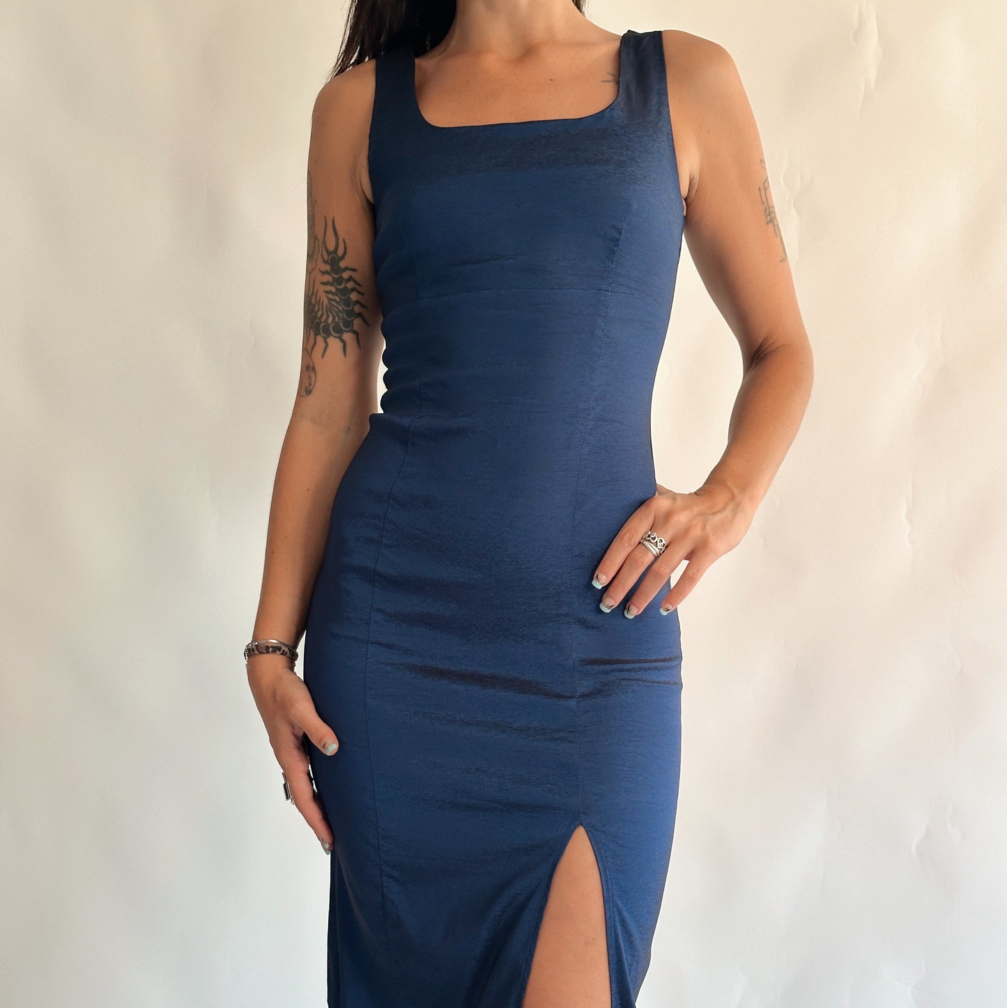vestido vintage 90s longo (S)