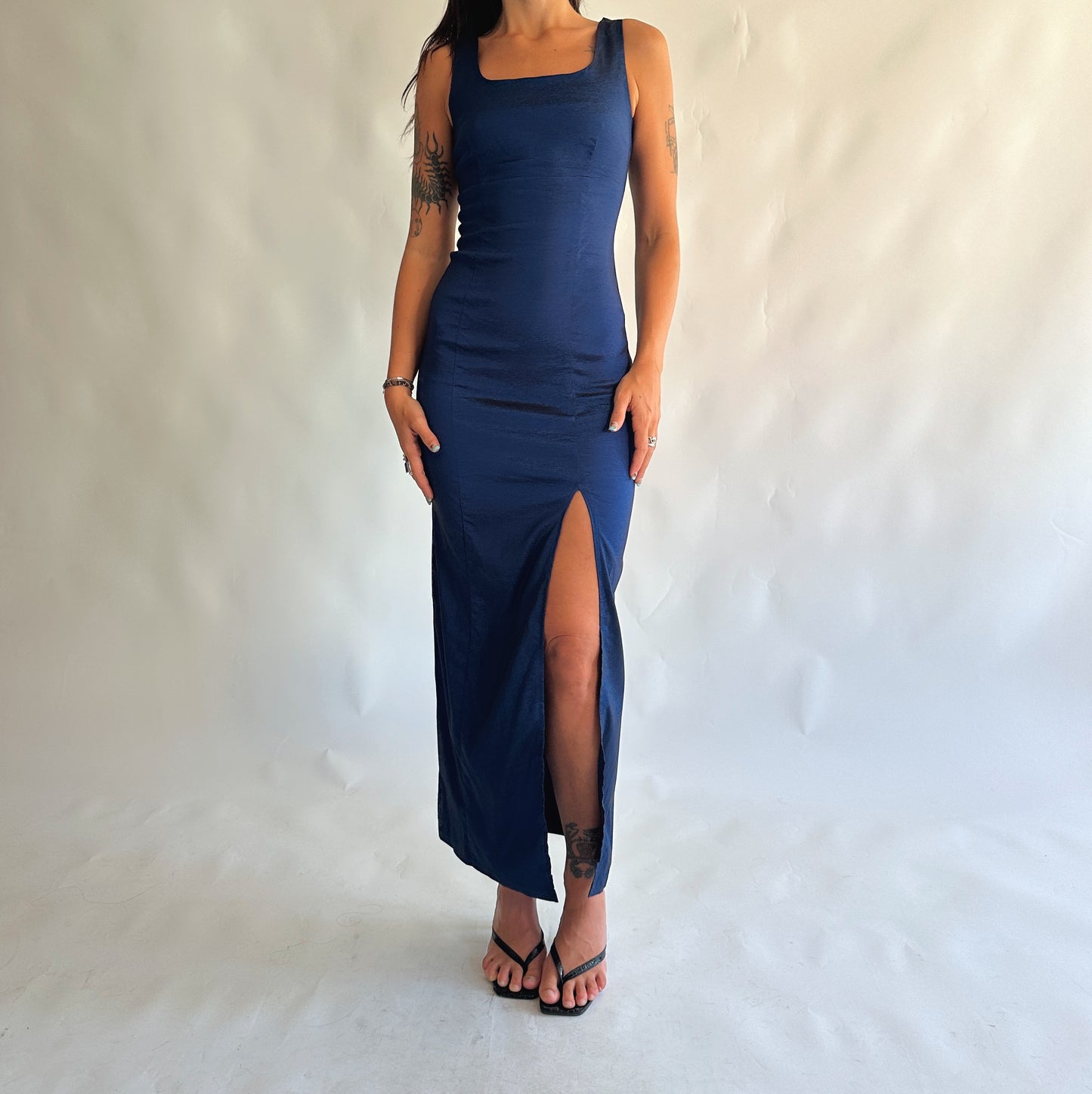 vestido vintage 90s longo (S)