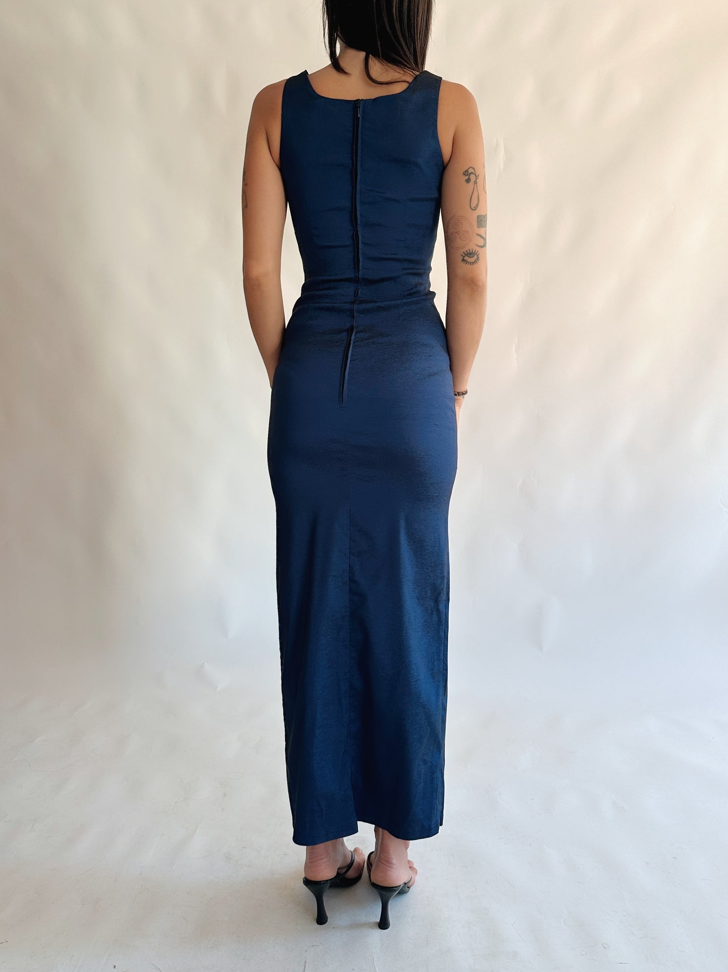vestido vintage 90s longo (S)