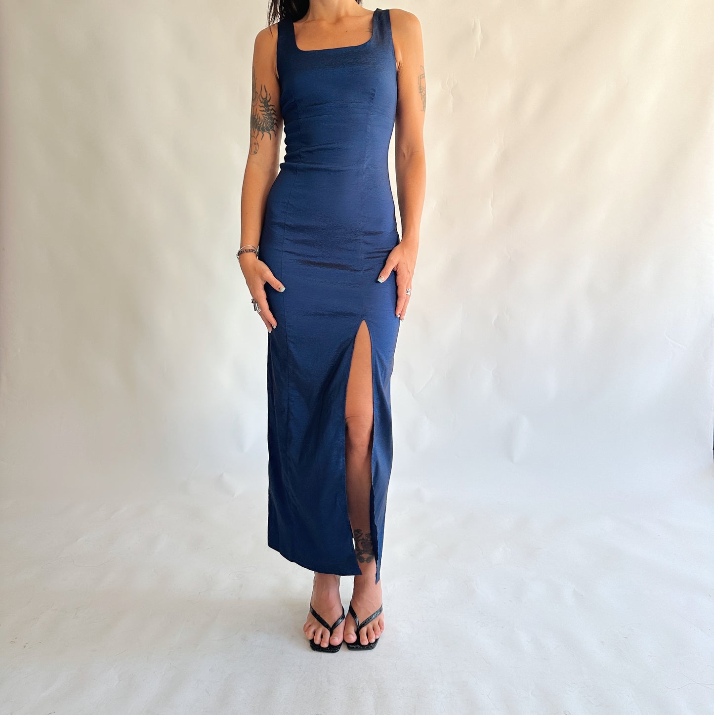 vestido vintage 90s longo (S)