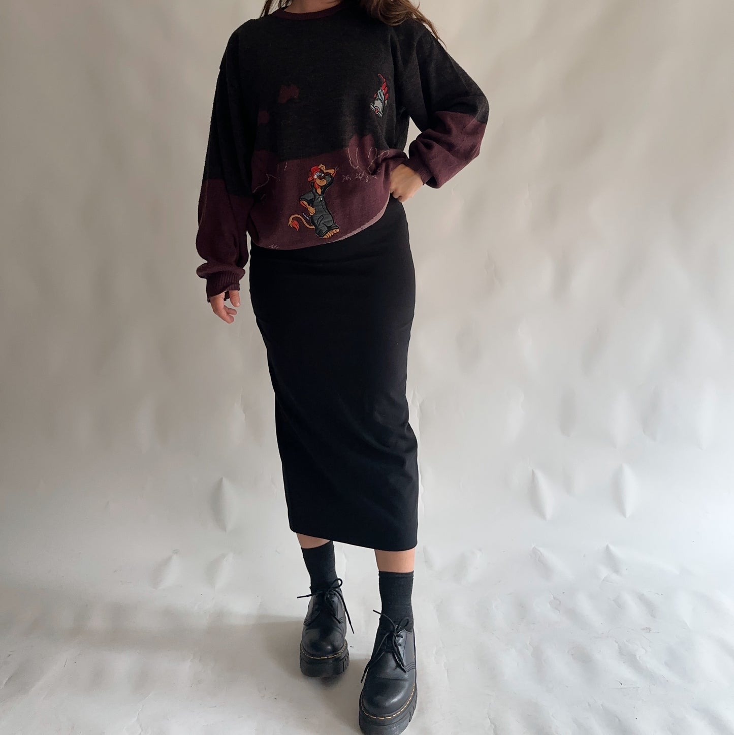 Camisola Vintage com Lã (XL)