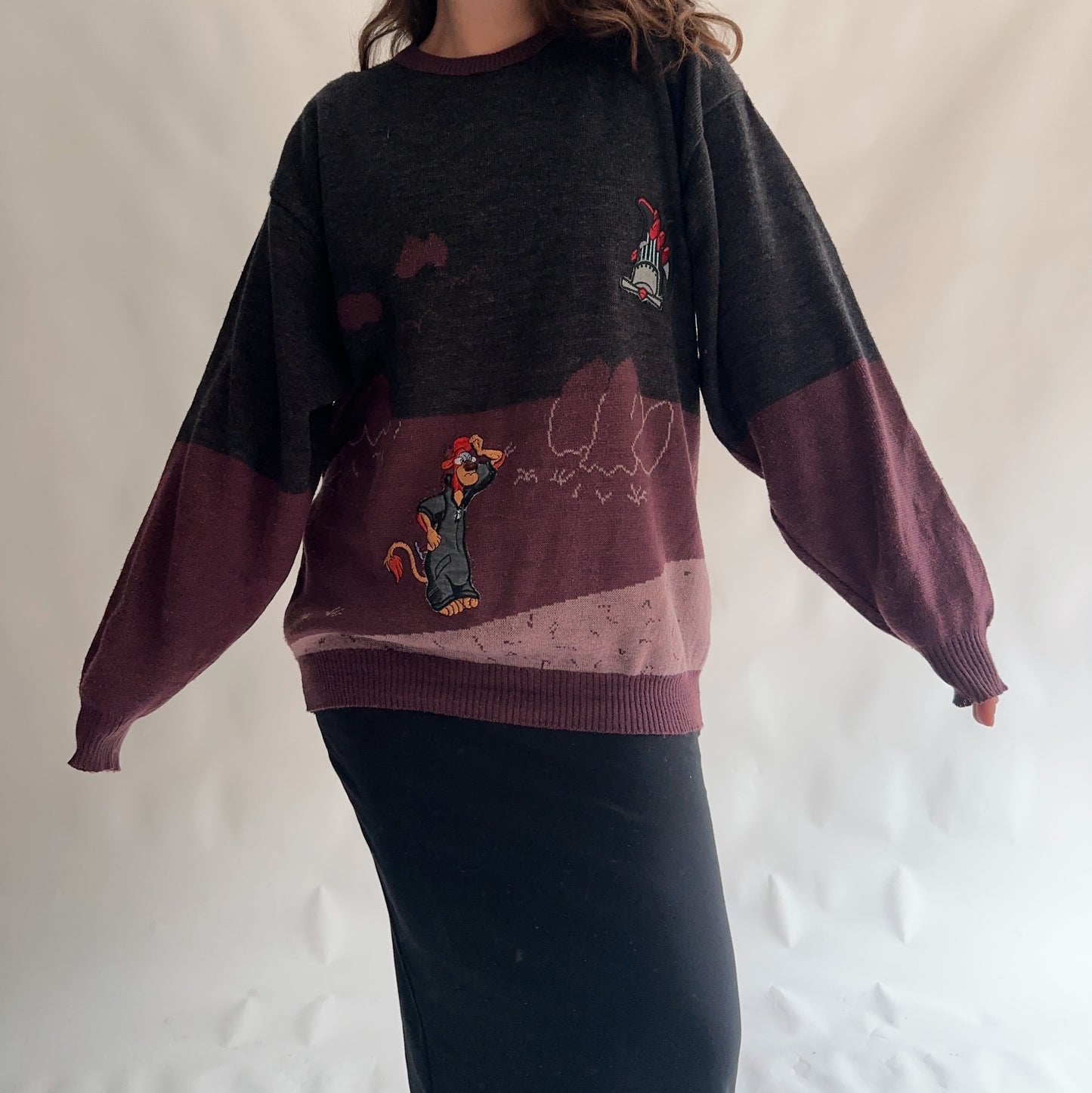 Camisola Vintage com Lã (XL)