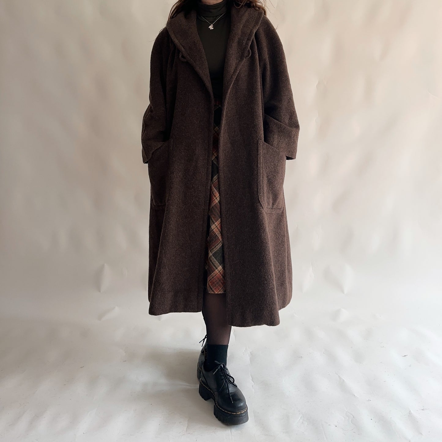 Casaco Vintage Lã - Alpaca - Mohair (XL)