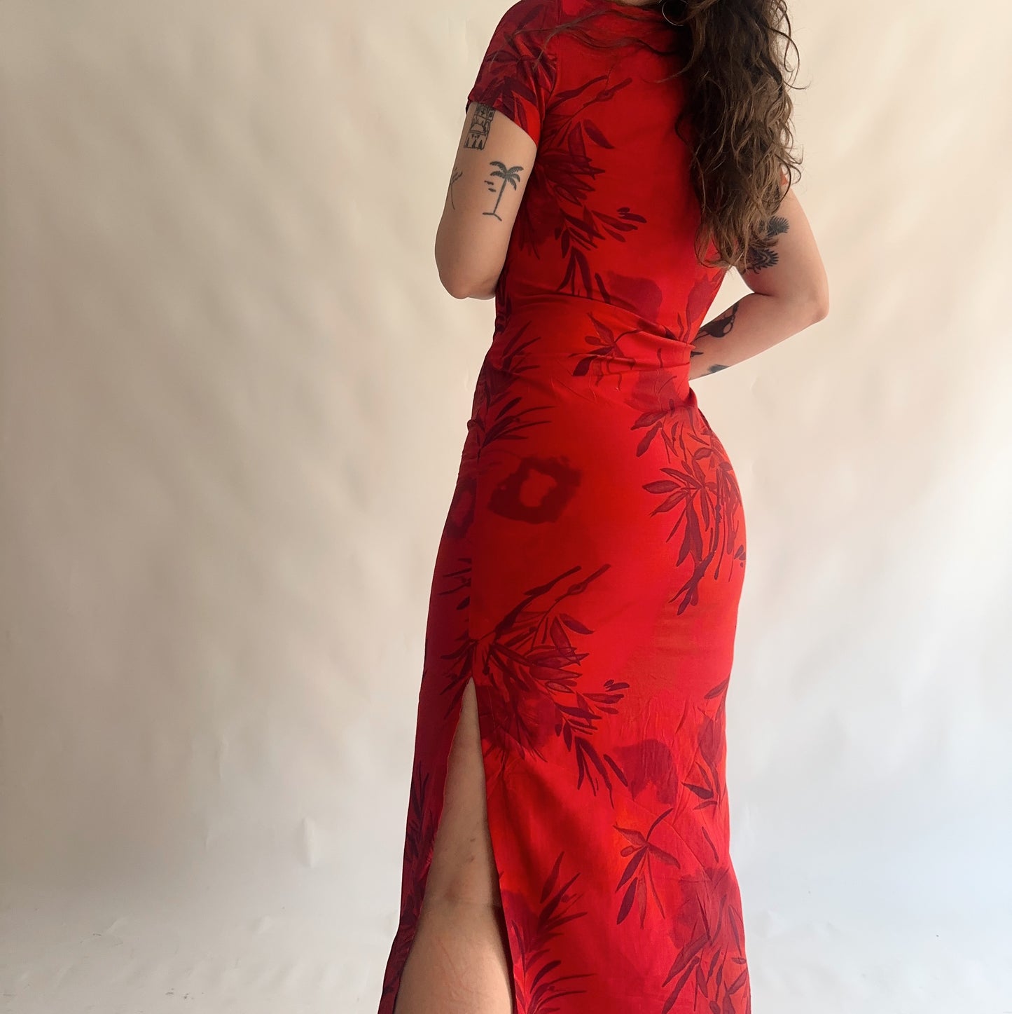 vestido vintage 90s longo (M)