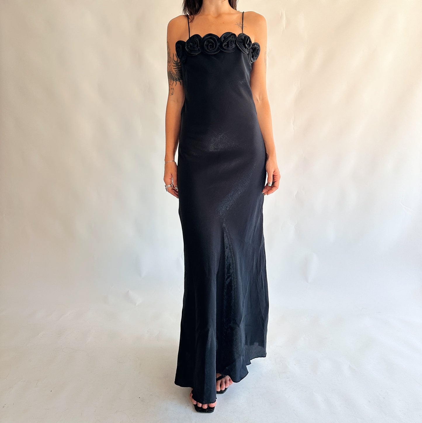 vestido vintage maxi y2k (XS-S)