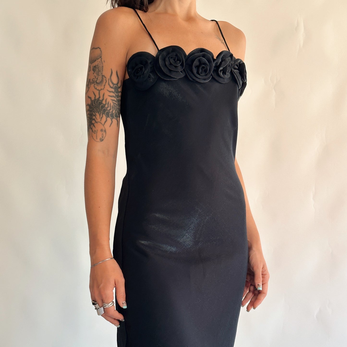 vestido vintage maxi y2k (XS-S)