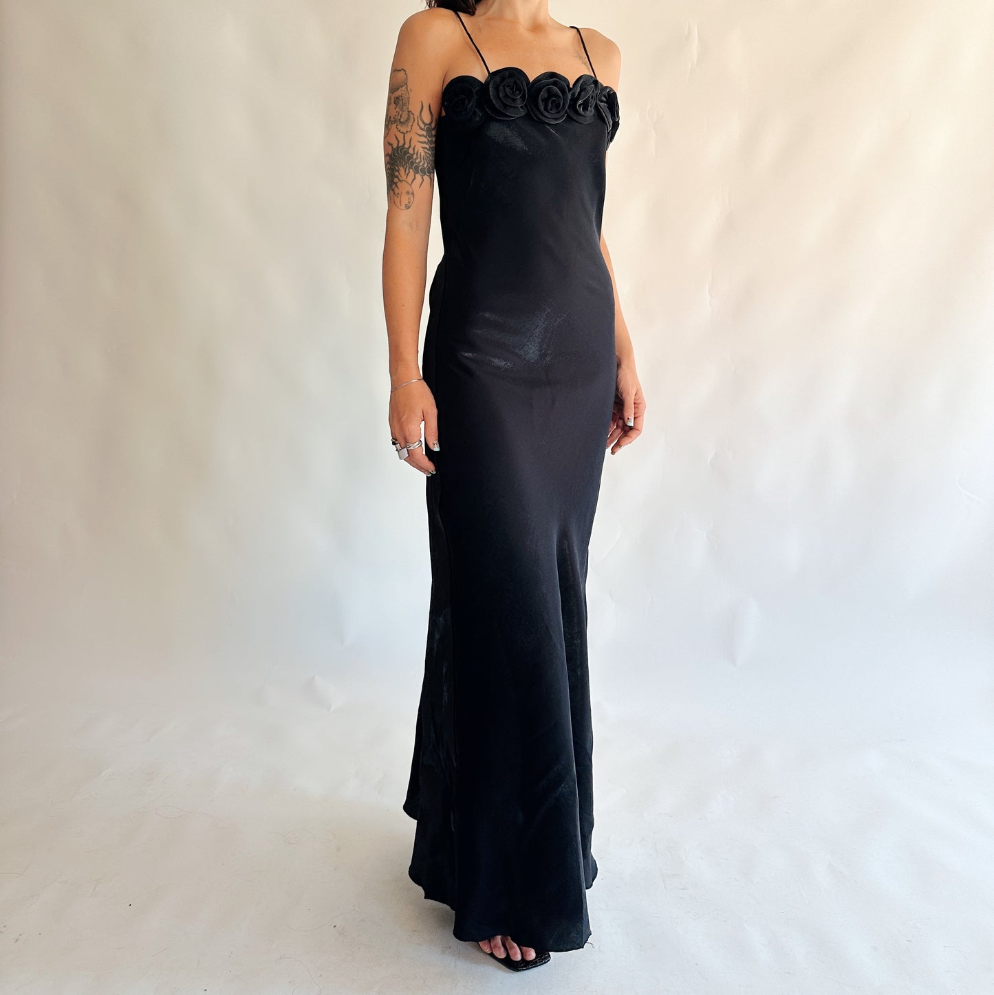 vestido vintage maxi y2k (XS-S)