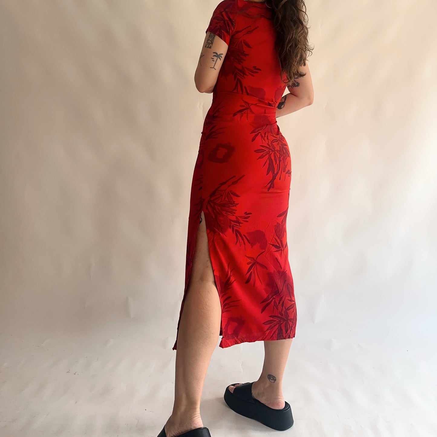 vestido vintage 90s longo (M)