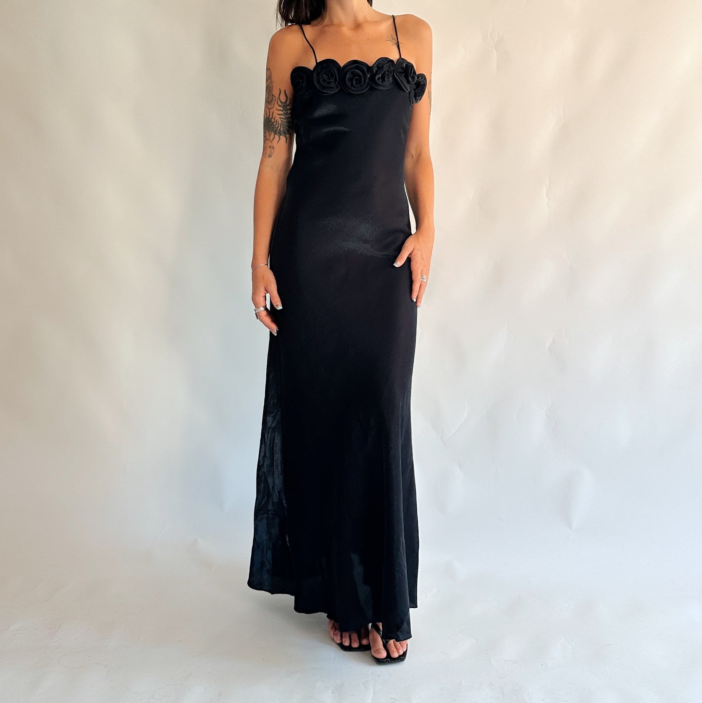 vestido vintage maxi y2k (XS-S)
