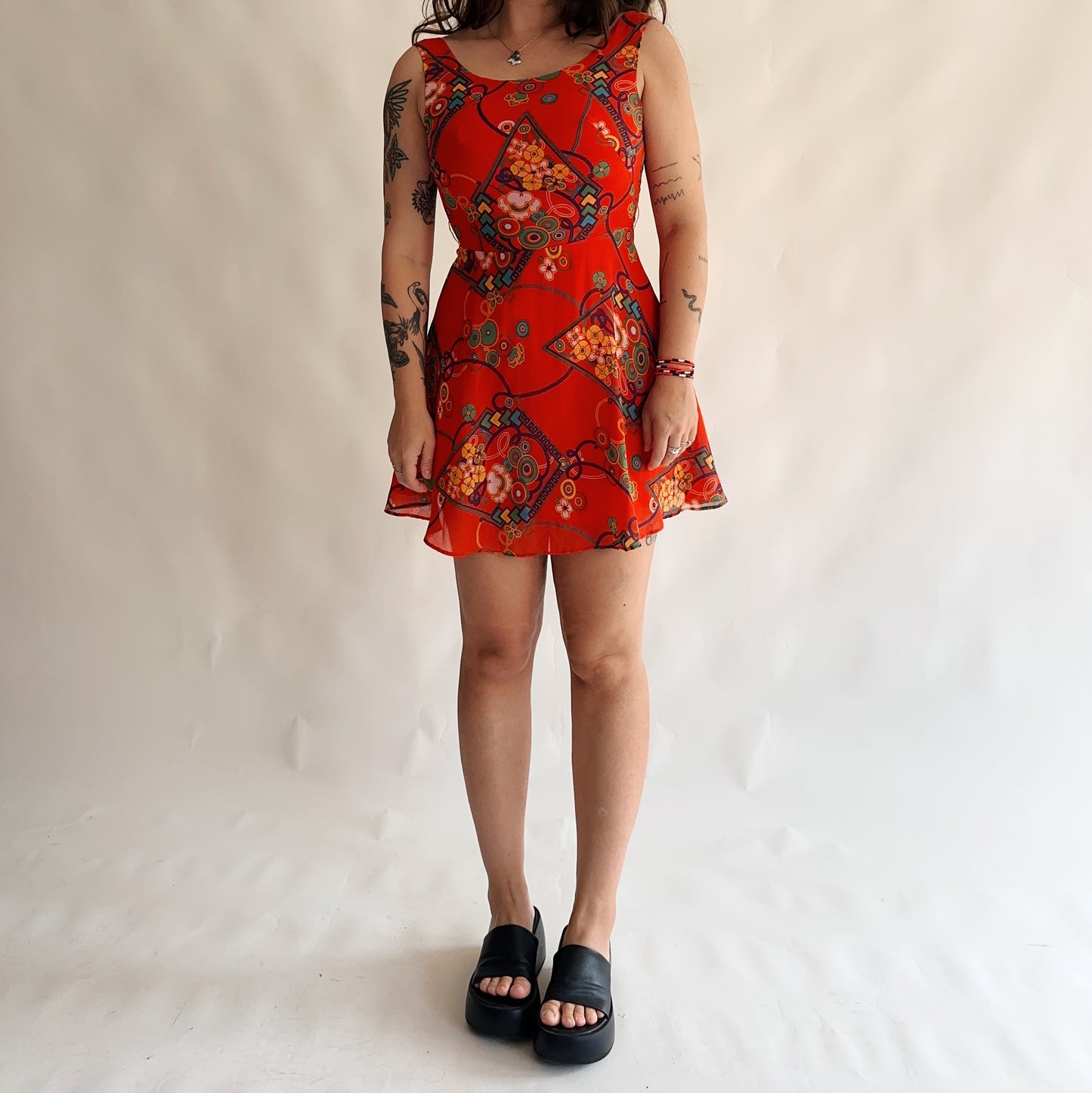 vestido vintage 70s (S)