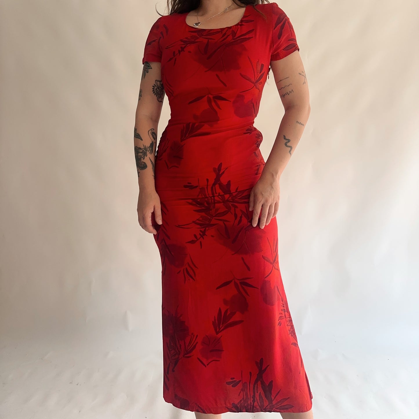 vestido vintage 90s longo (M)
