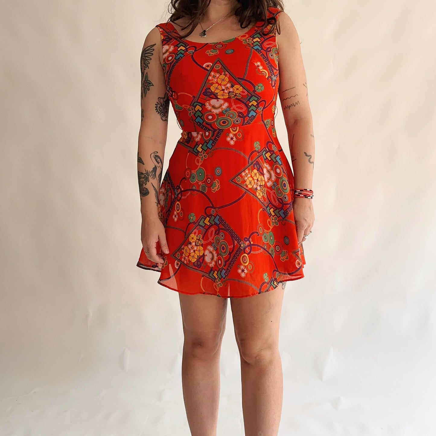 vestido vintage 70s (S)