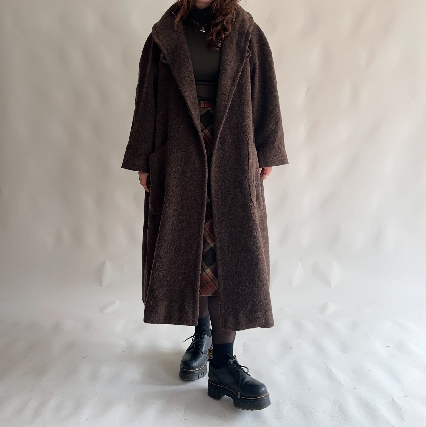 Casaco Vintage Lã - Alpaca - Mohair (XL)