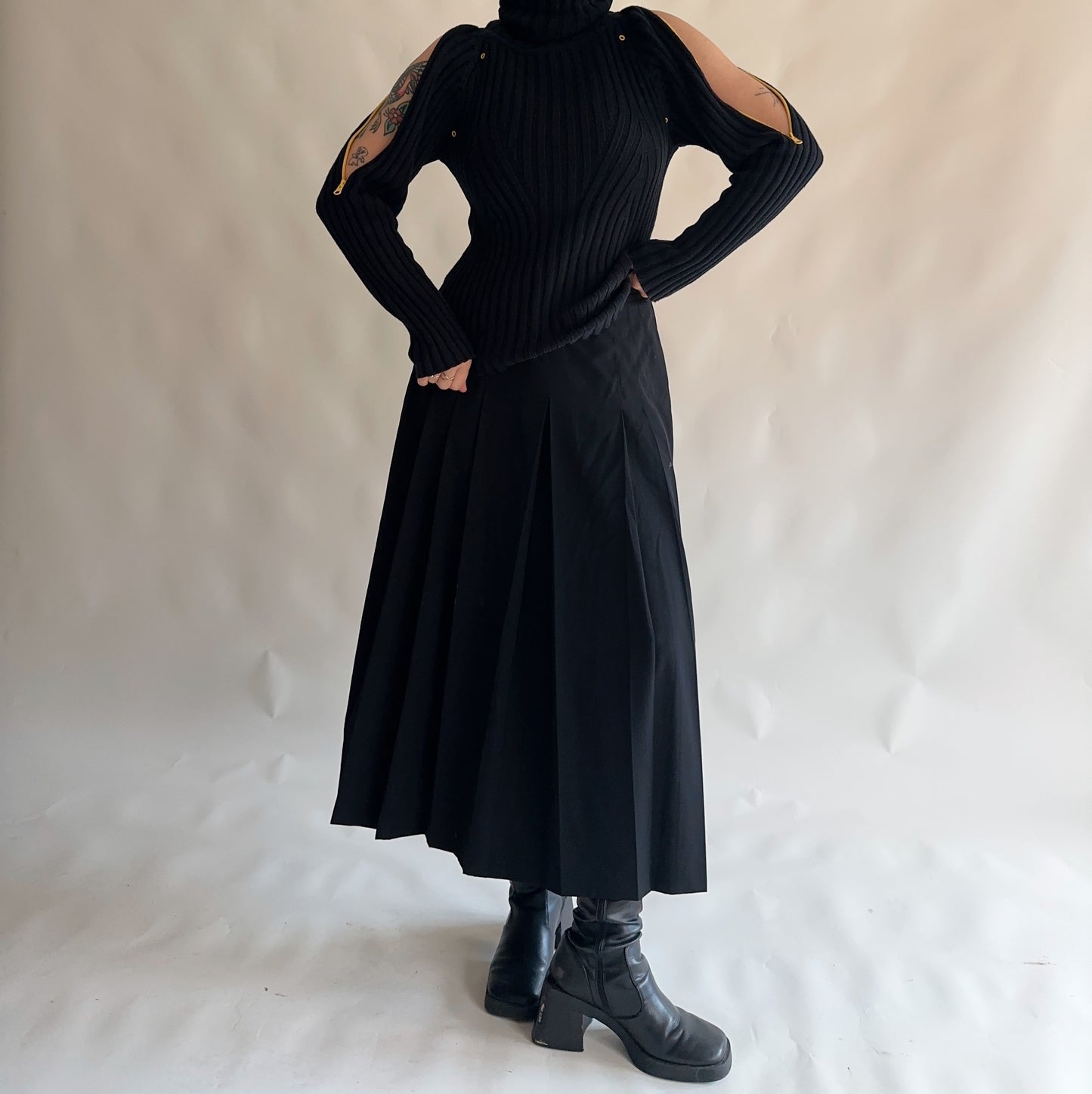 camisola vintage y2k gola alta (M-L)