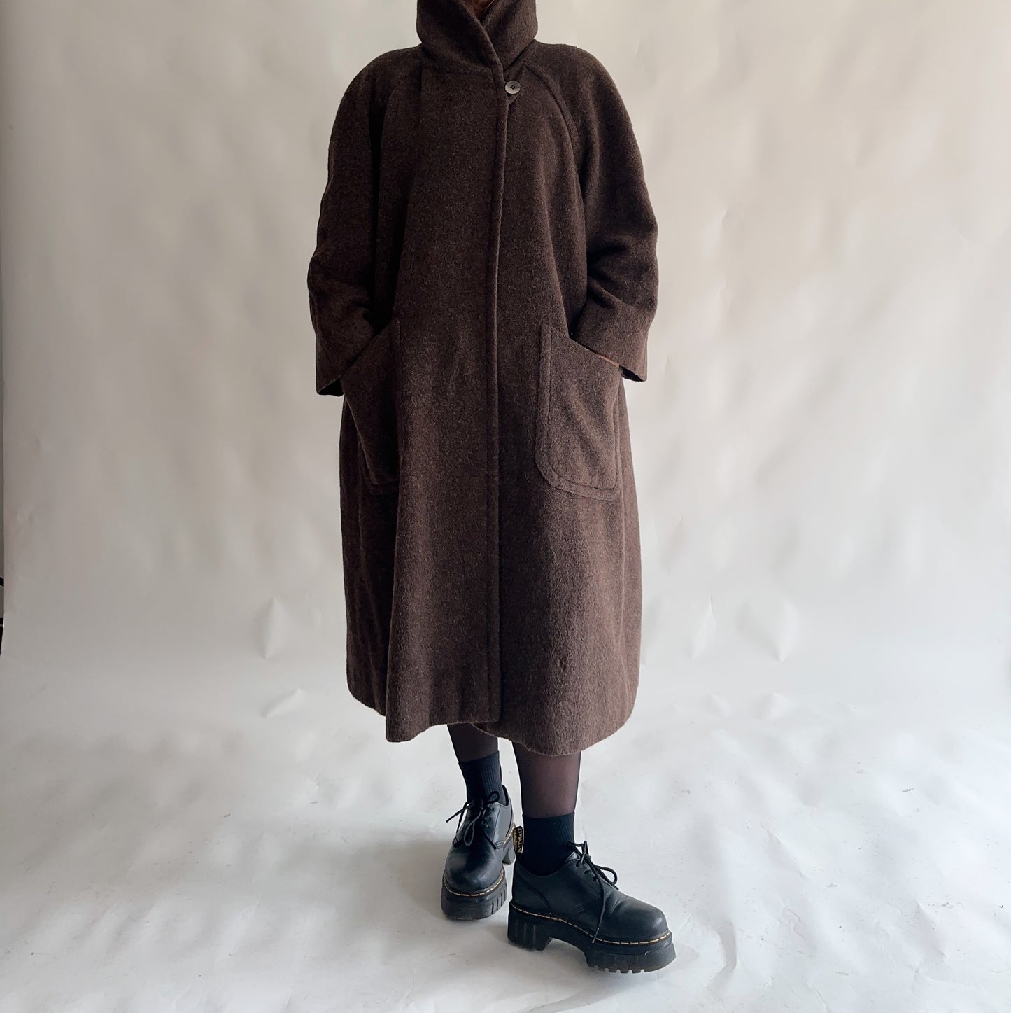 Casaco Vintage Lã - Alpaca - Mohair (XL)