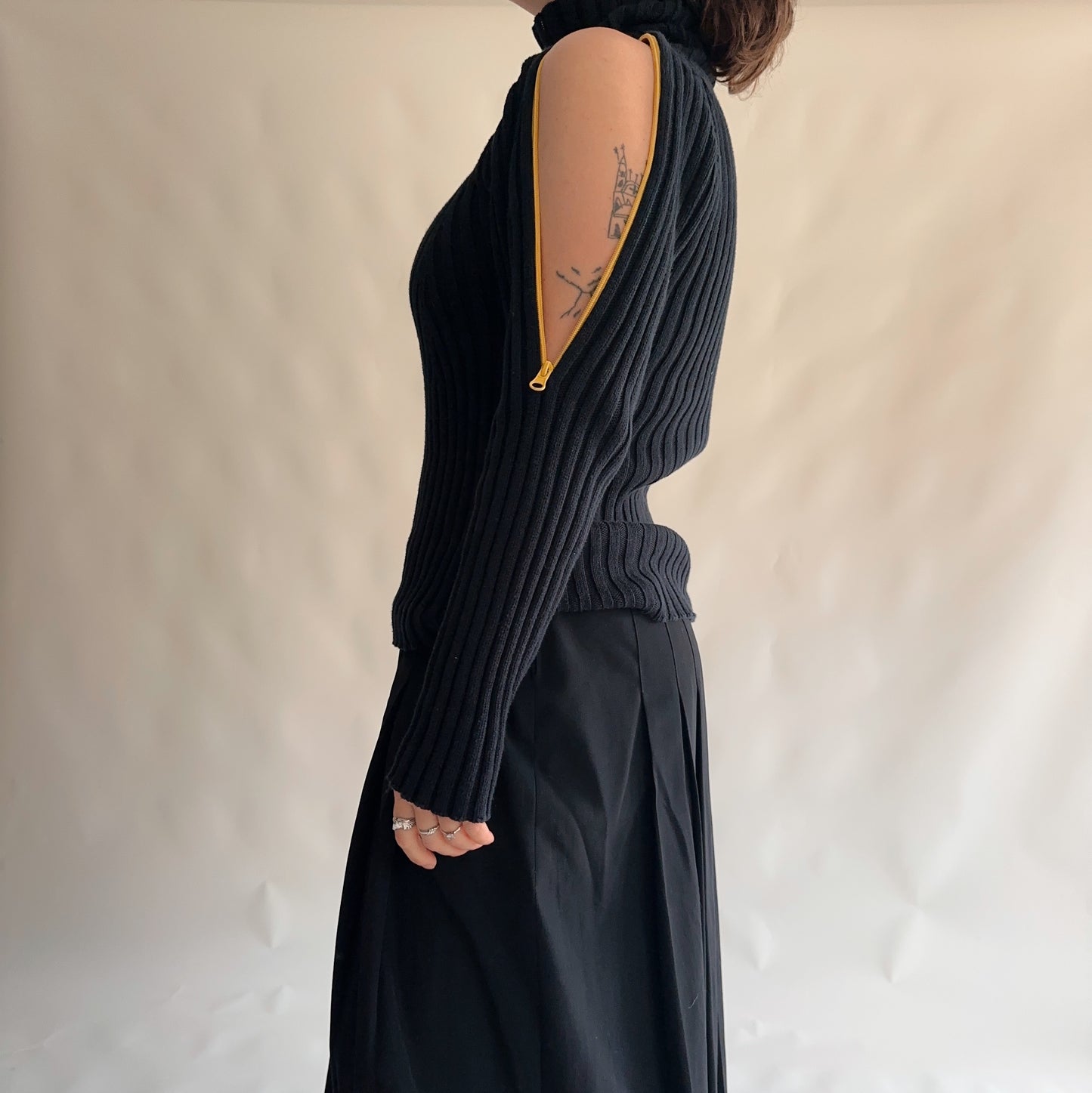 camisola vintage y2k gola alta (M-L)