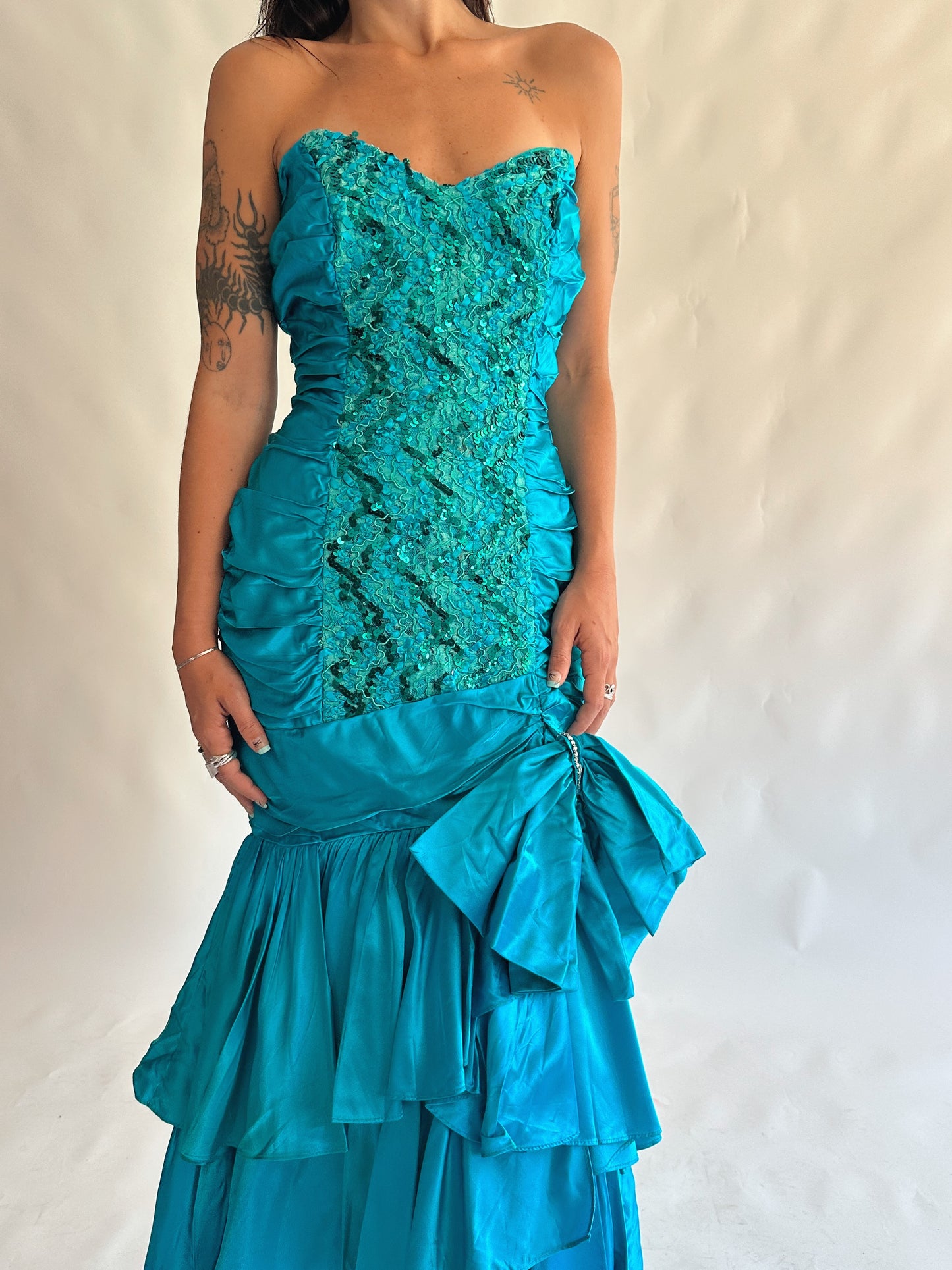 vestido vintage 80s (S-M)