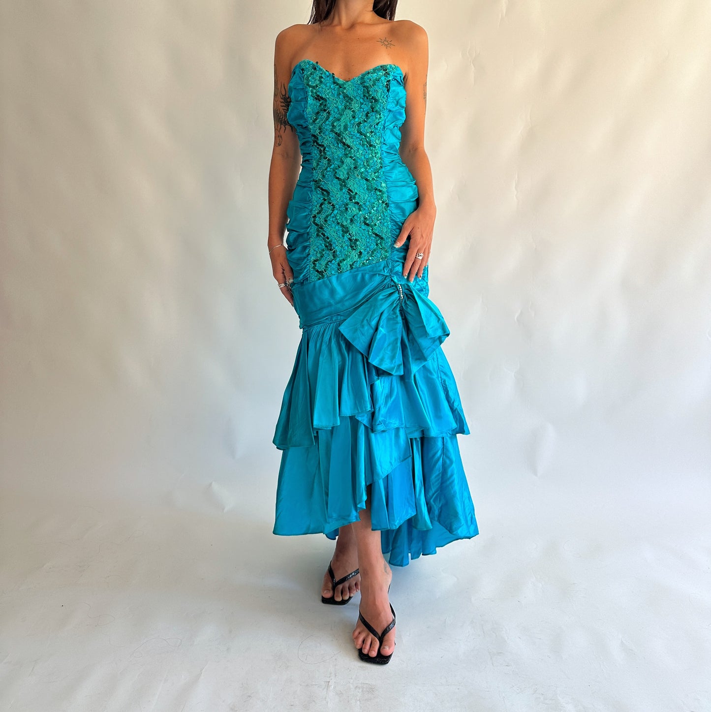 vestido vintage 80s (S-M)
